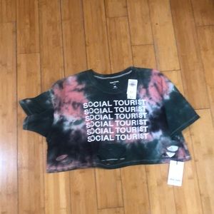 Social tourist t shirt